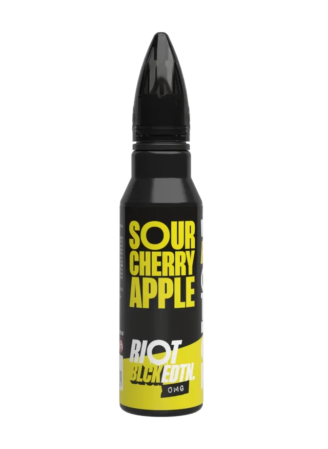 Riot Squad BLCK EDTN Sour Cherry Apple E-Liquid 2x50ml sauer