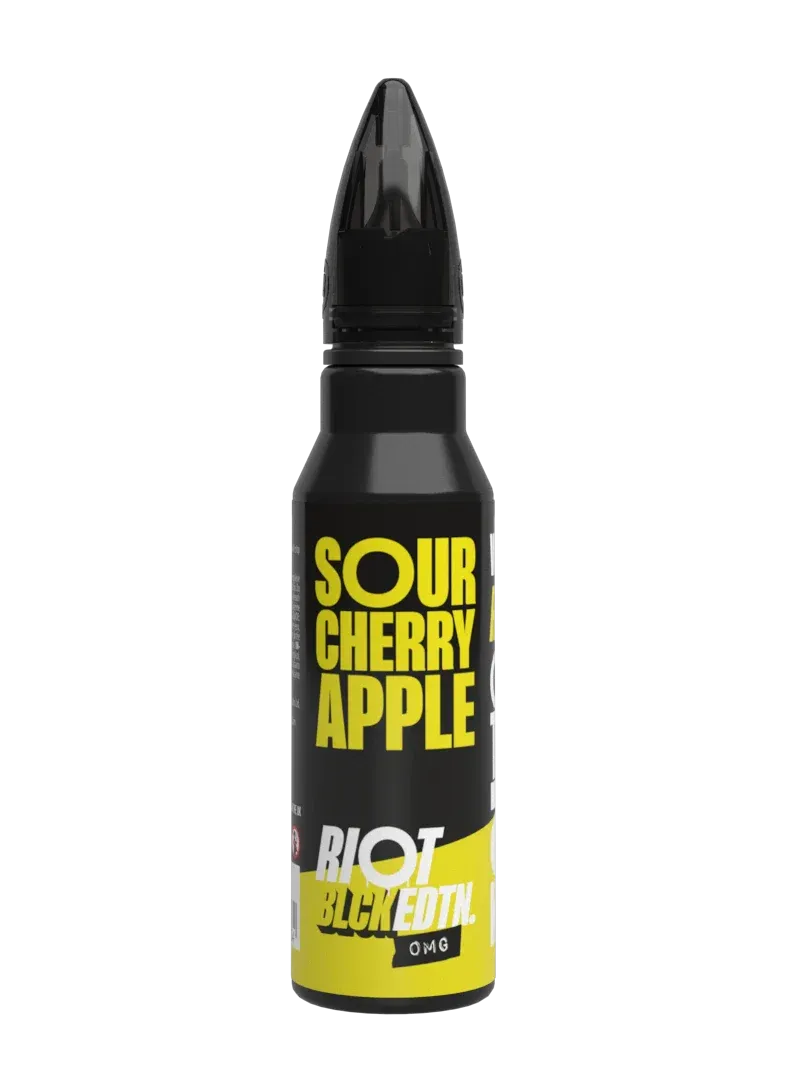 Riot Squad BLCK EDTN Sour Cherry Apple E-Liquid 2x50ml sauer