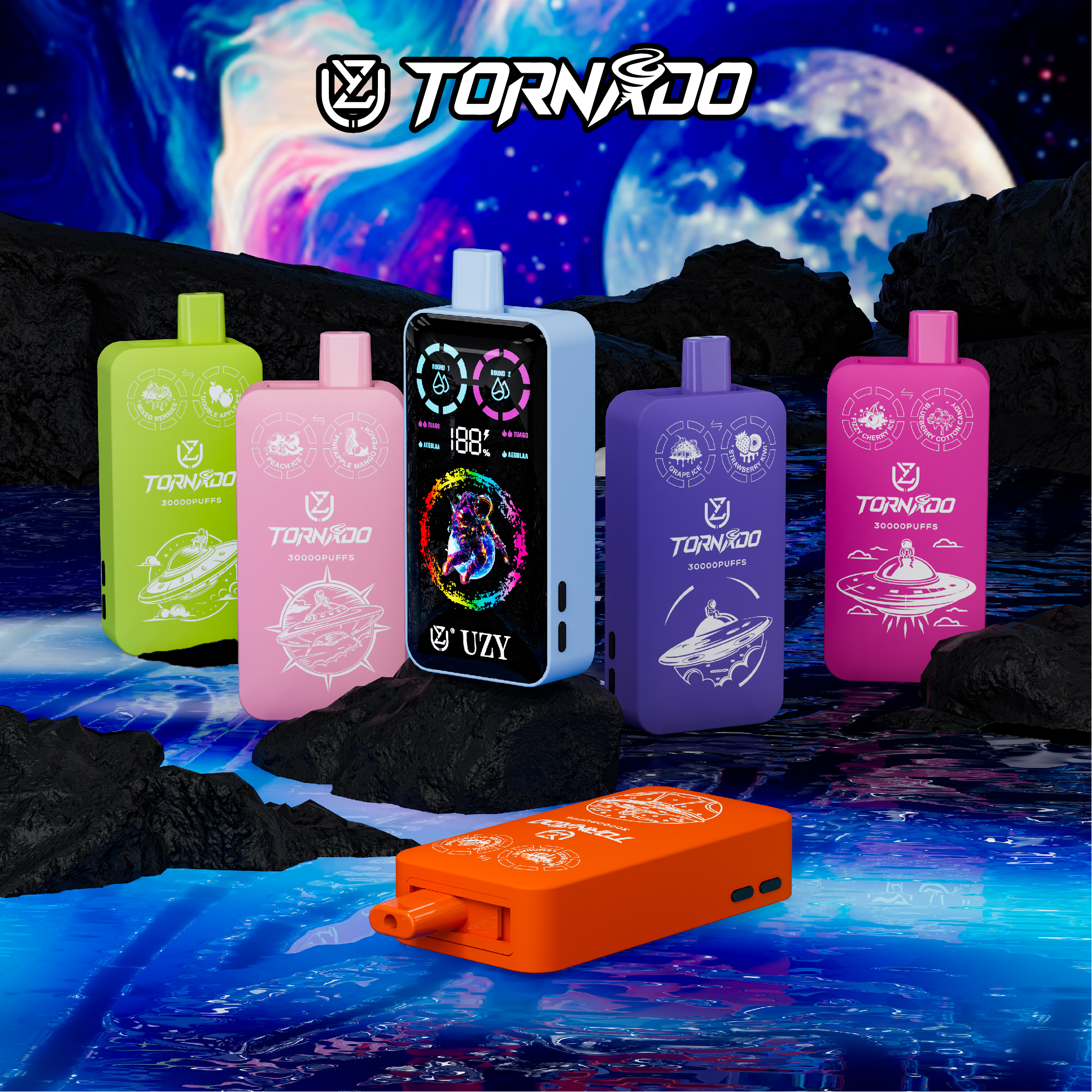 UZY Tornado 30000 Einweg E-Zigarette Double Flavor