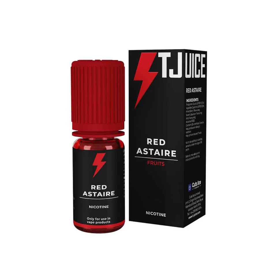 T-Juice Red Astaire E-Liquid 10ml 12mg Beeren Menthol