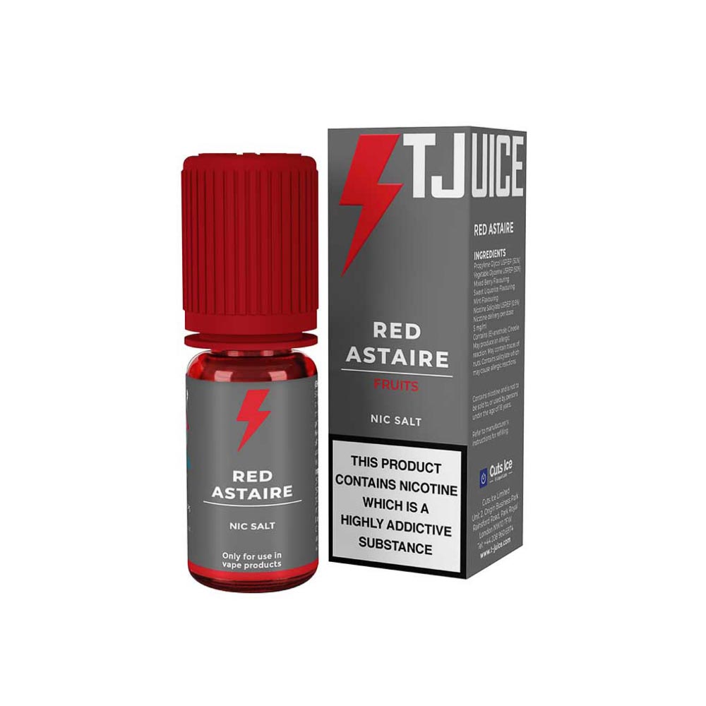 T-Juice Red Astaire Nic Salt Liquid 10ml 10mg Beeren Menthol