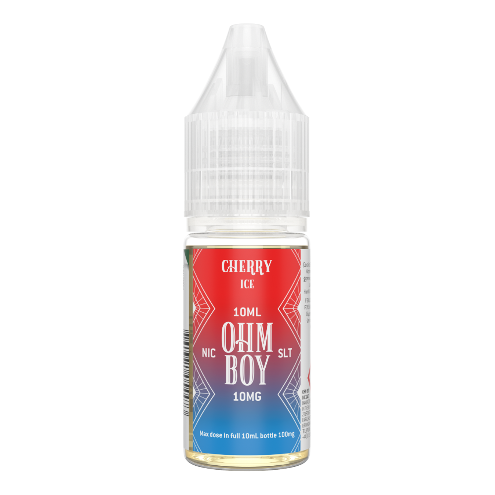 Ohm Boy SLT Cherry Ice Nic Salt E-Liquid 10ml 10mg Frucht