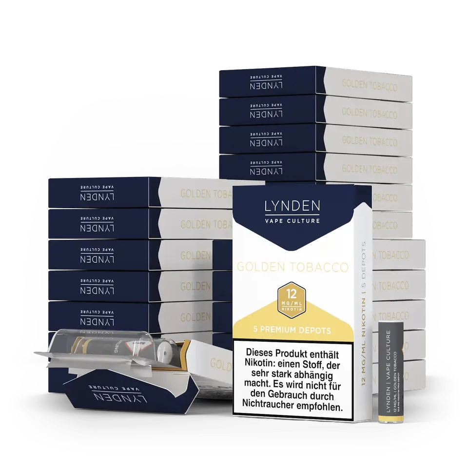LYNDEN Premium Depots 25er Vorratspack 125 Depots MTL 0,9ml
