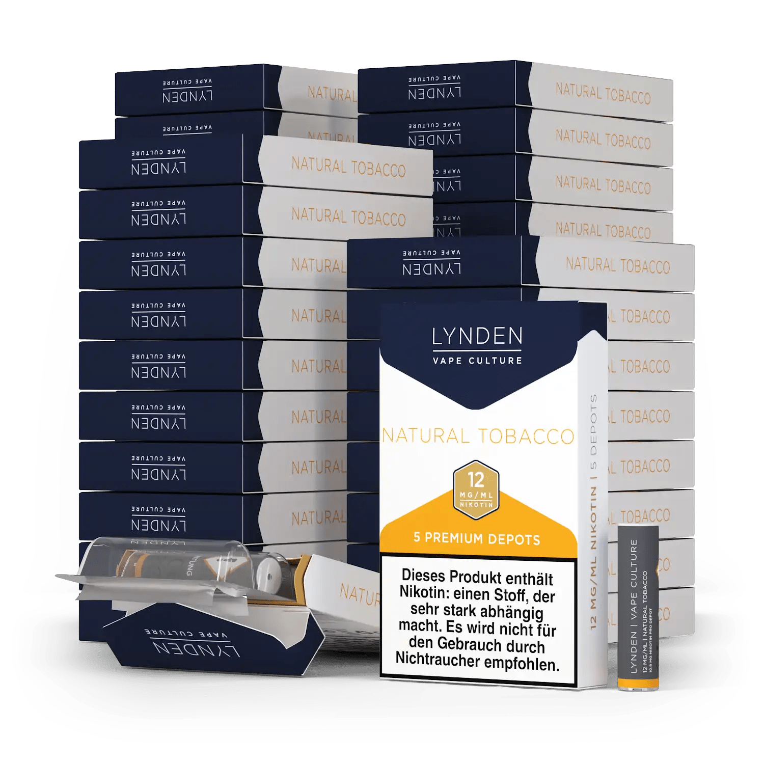 LYNDEN Premium Depots 50er Vorratspack 250 Depots MTL 0,9ml