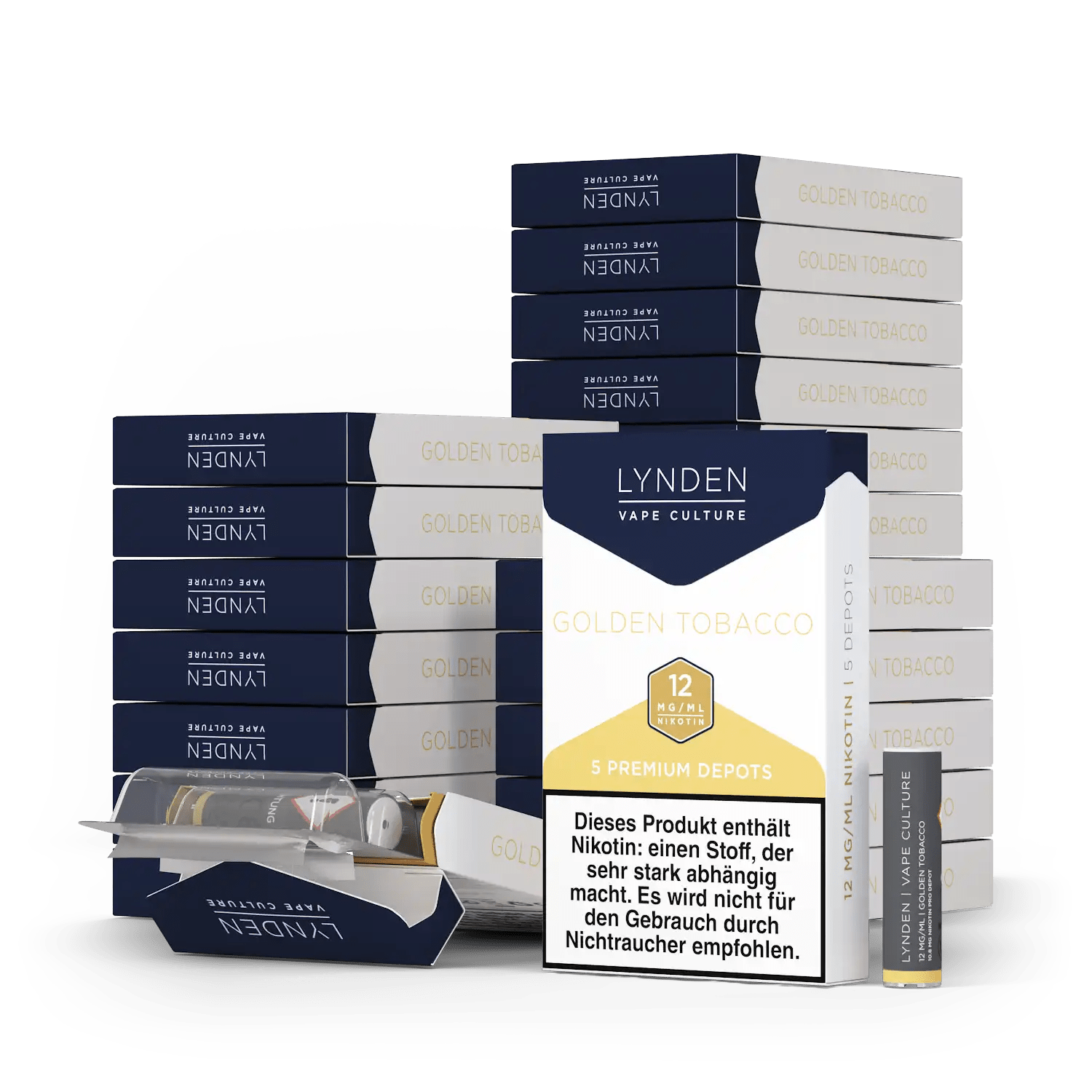 LYNDEN Premium Depots 25er Vorratspack 125 Depots MTL 0,9ml