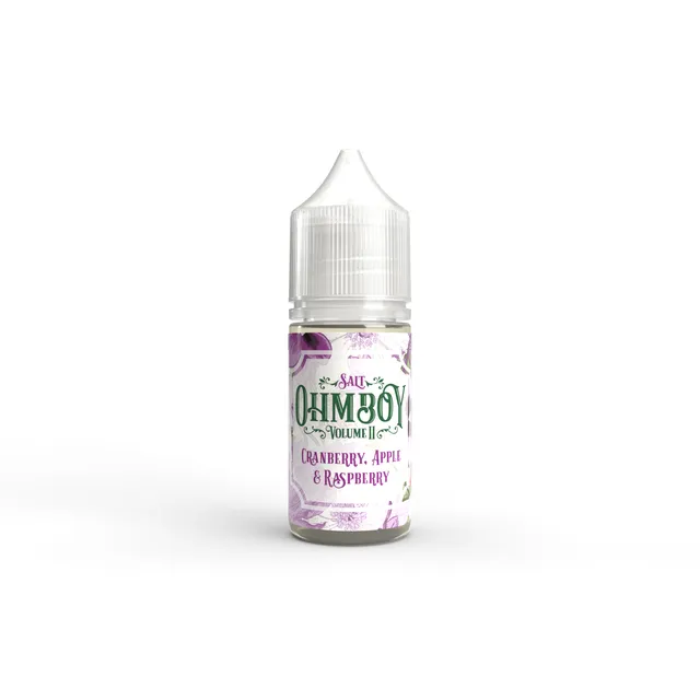 Ohm Boy Volume II Cranberry Apple Raspberry Nic Salt 10ml 20mg