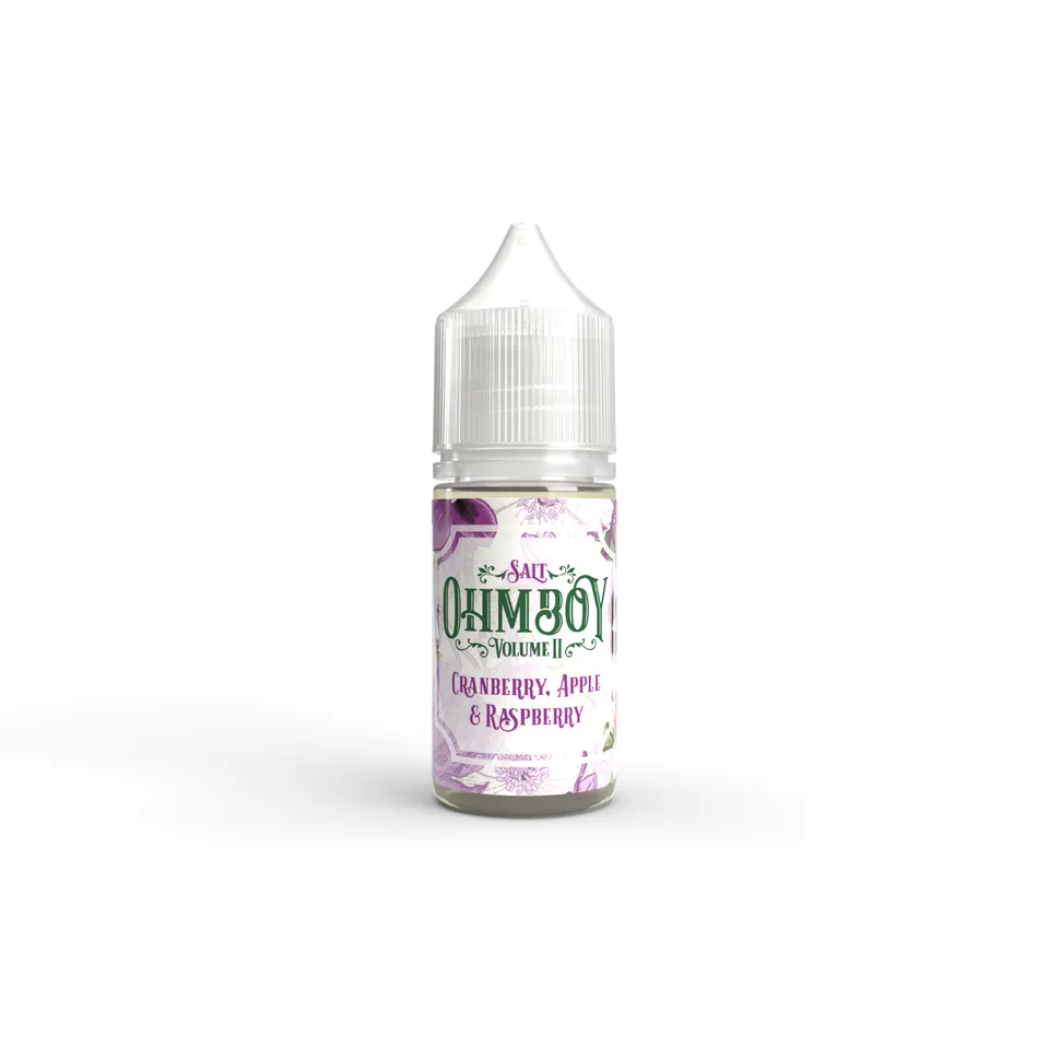 Ohm Boy Volume II Cranberry Apple Raspberry Nic Salt 10ml 20mg