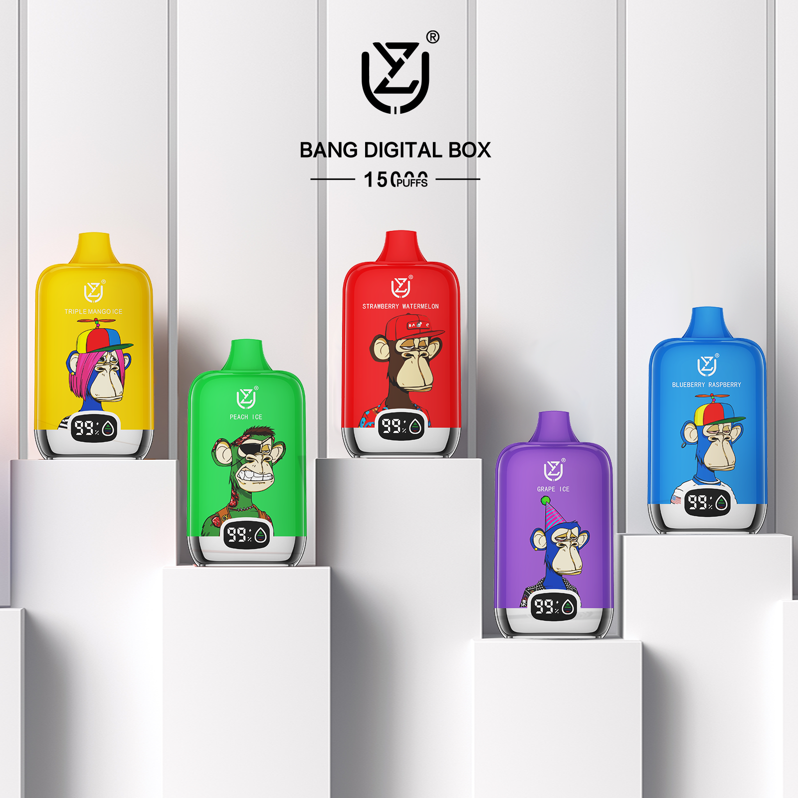 UZY Bang Digital 15000 Einweg E-Zigarette 20ml