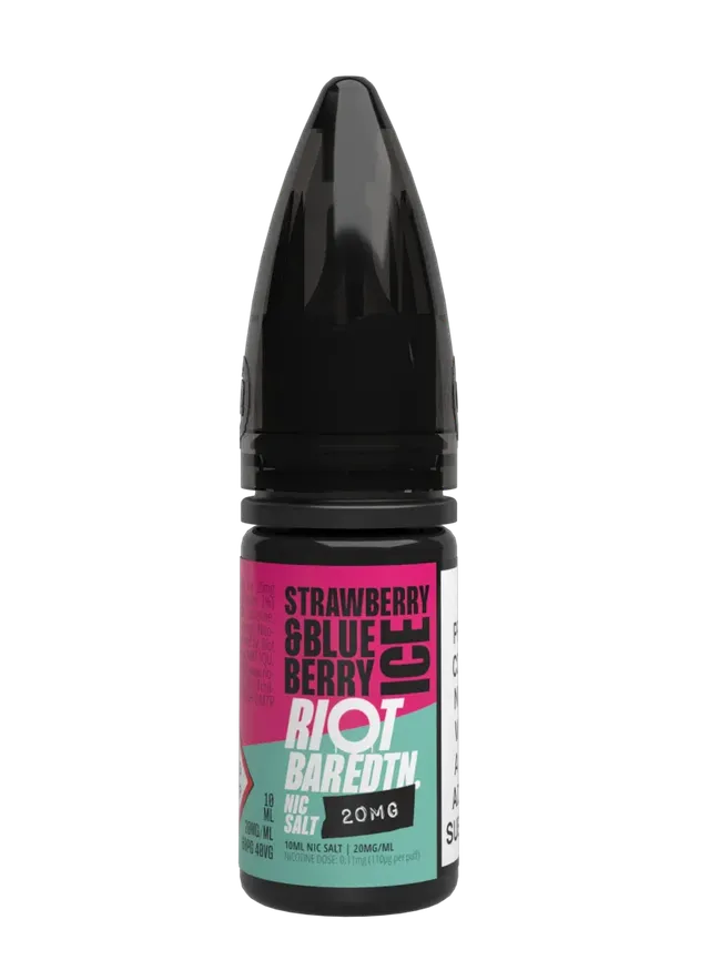 Riot Squad BAR EDTN Strawberry Blueberry Ice Liquid 10ml Beeren