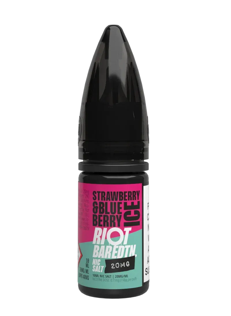 Riot Squad BAR EDTN Strawberry Blueberry Ice Liquid 10ml Beeren
