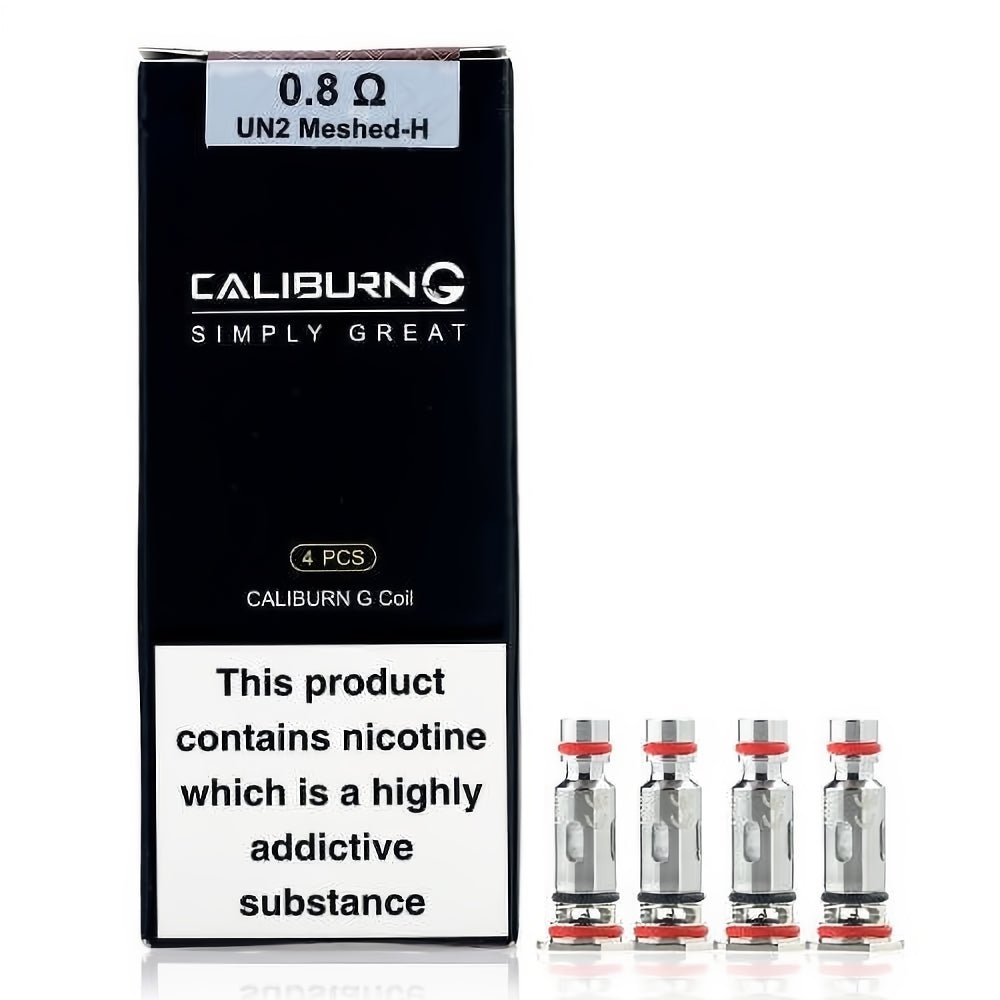 Uwell Caliburn G2 Verdampferköpfe 0.8 Ohm Mesh 4er Pack