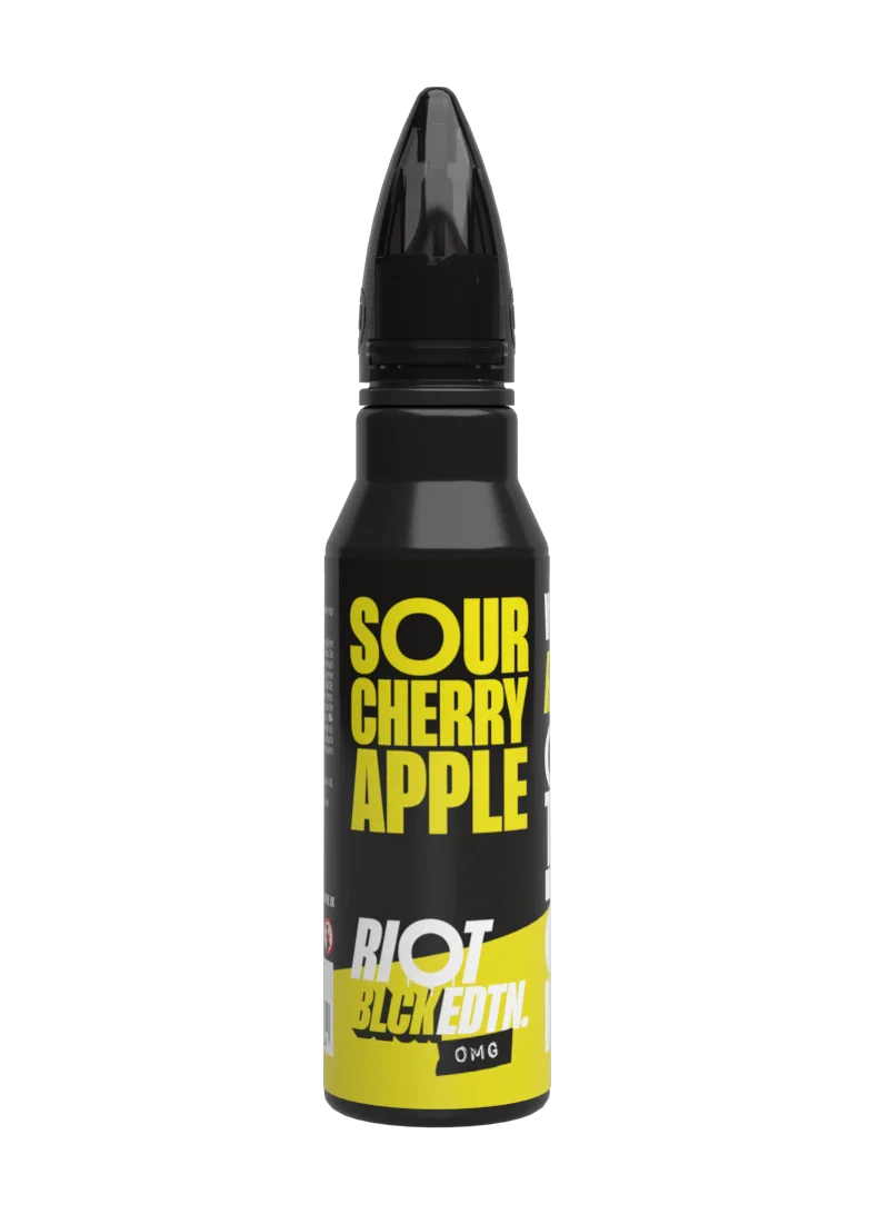 Riot Squad BLCK EDTN Sour Cherry Apple E-Liquid 2x50ml sauer