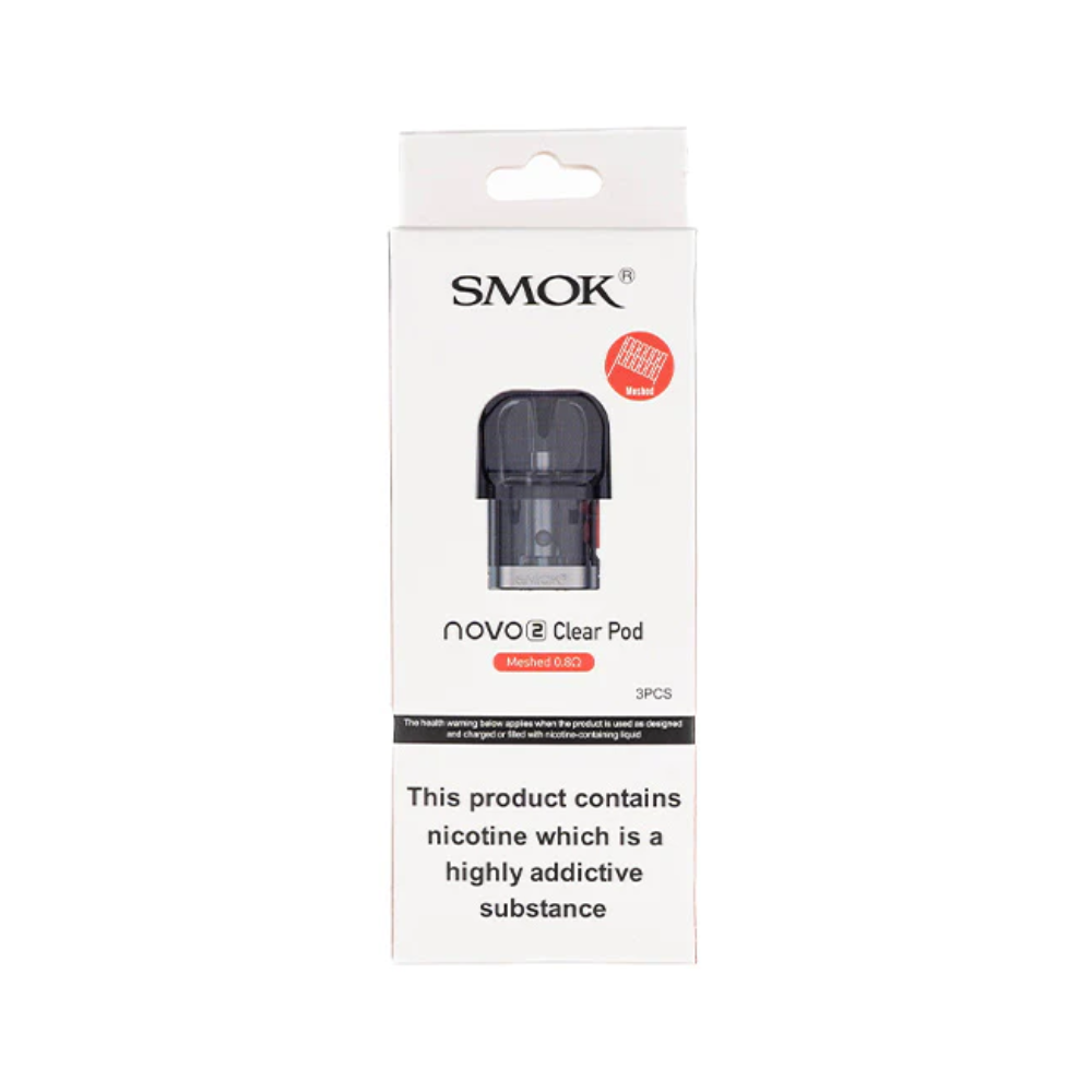 Smok Novo 2 2X Pods Ersatztanks 2ml 0,6 Ohm 3er Pack MTL