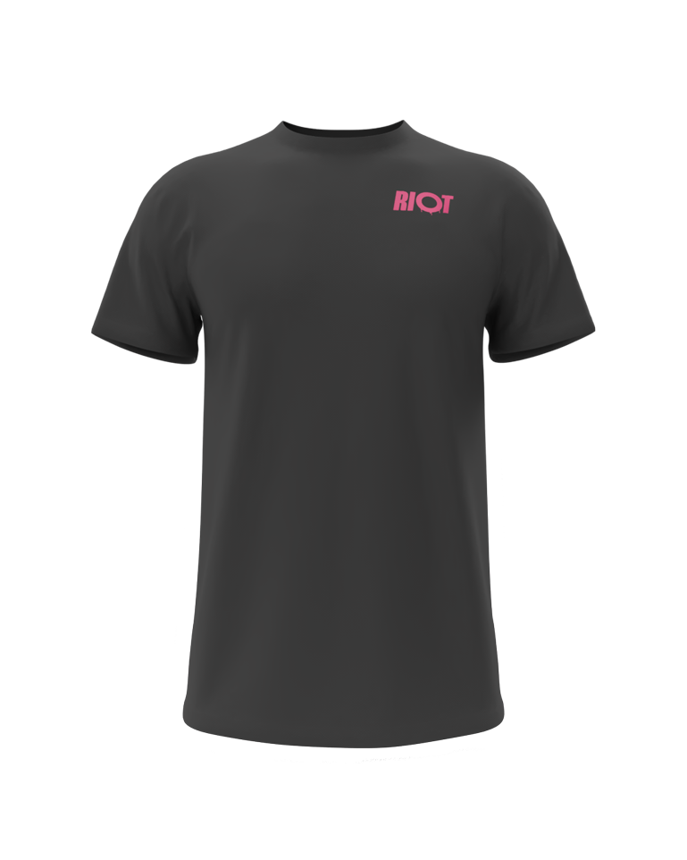Riot Squad Connex Loud as F T-Shirt Schwarz Pink Baumwolle