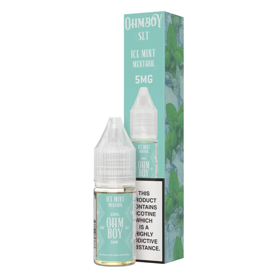 Ohm Boy SLT Ice Mint Menthol Liquid 10mg 10ml