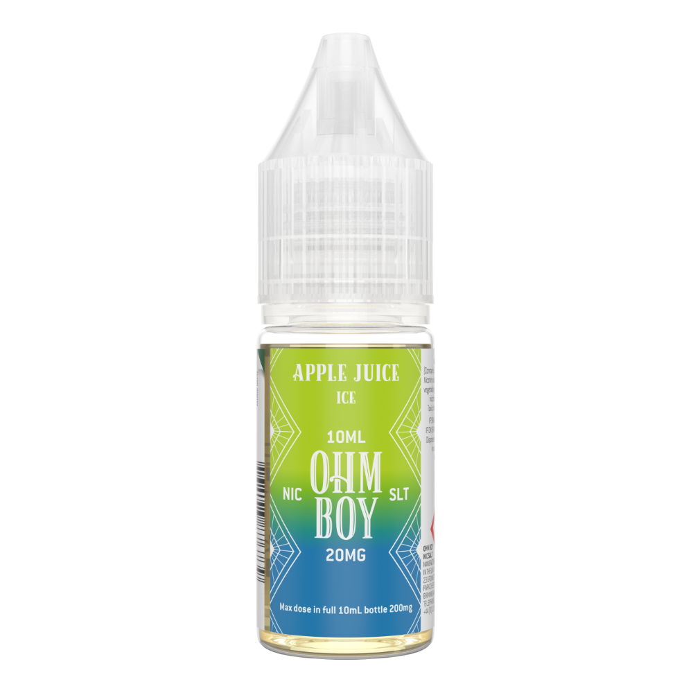 Ohm Boy SLT Apple Juice Ice Liquid 10mg 10ml