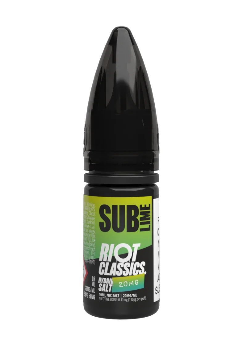 Riot Squad Classics Salt Sublime Liquid 10ml 10mg Zitrone