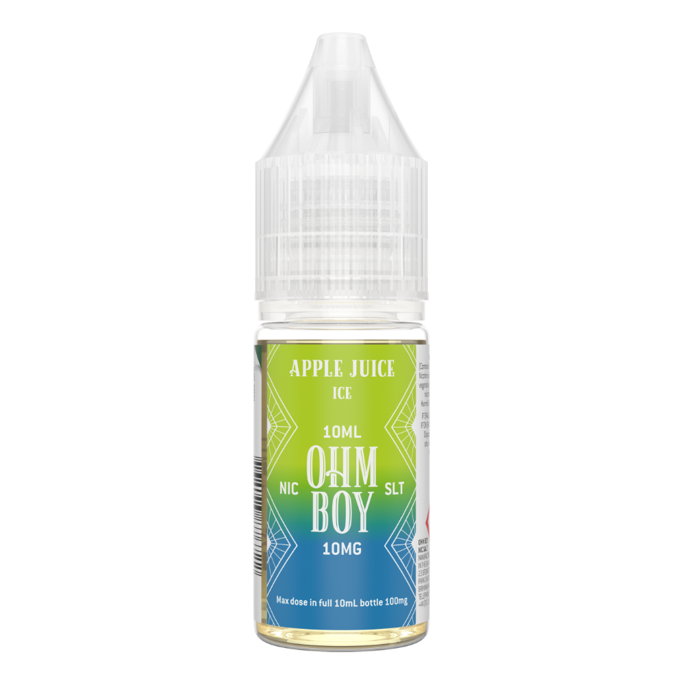 Ohm Boy SLT Apple Juice Ice Liquid 10mg 10ml