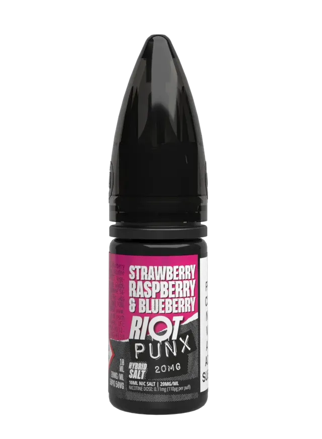 Riot Squad Punx Strawberry Raspberry Blueberry Liquid 10ml Beeren