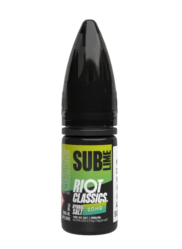 Riot Squad Classics Salt Sublime Liquid 10ml 10mg Zitrone