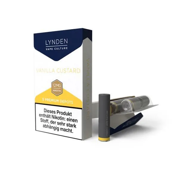 LYNDEN Premium Depots Vanilla Custard 5er 12mg