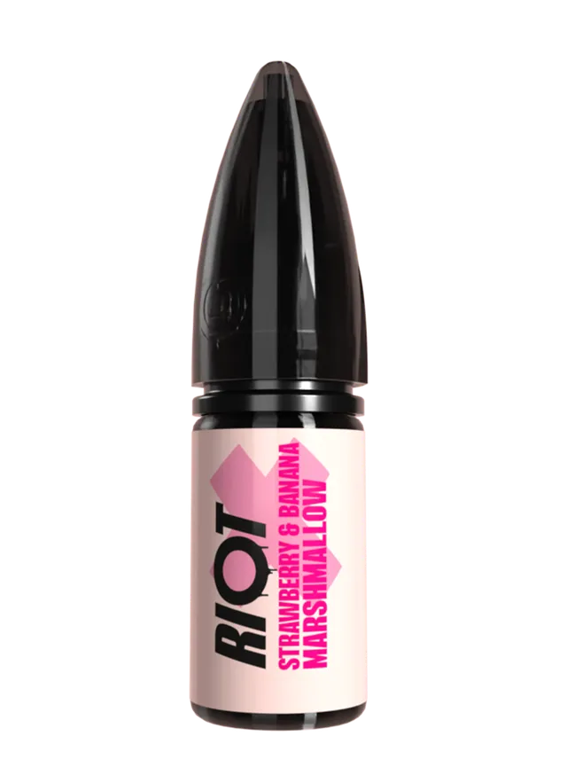 Riot Squad Riot X Strawberry Banana Marshmallow Liquid 10ml 10mg 50/50
