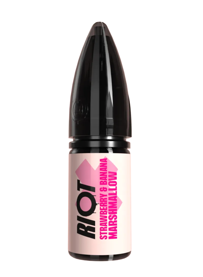 Riot Squad Riot X Strawberry Banana Marshmallow Liquid 10ml 10mg 50/50