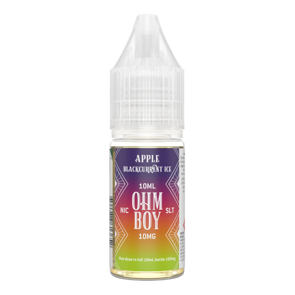 Ohm Boy SLT Apple Blackcurrant Ice 10 ml 10 mg Salt