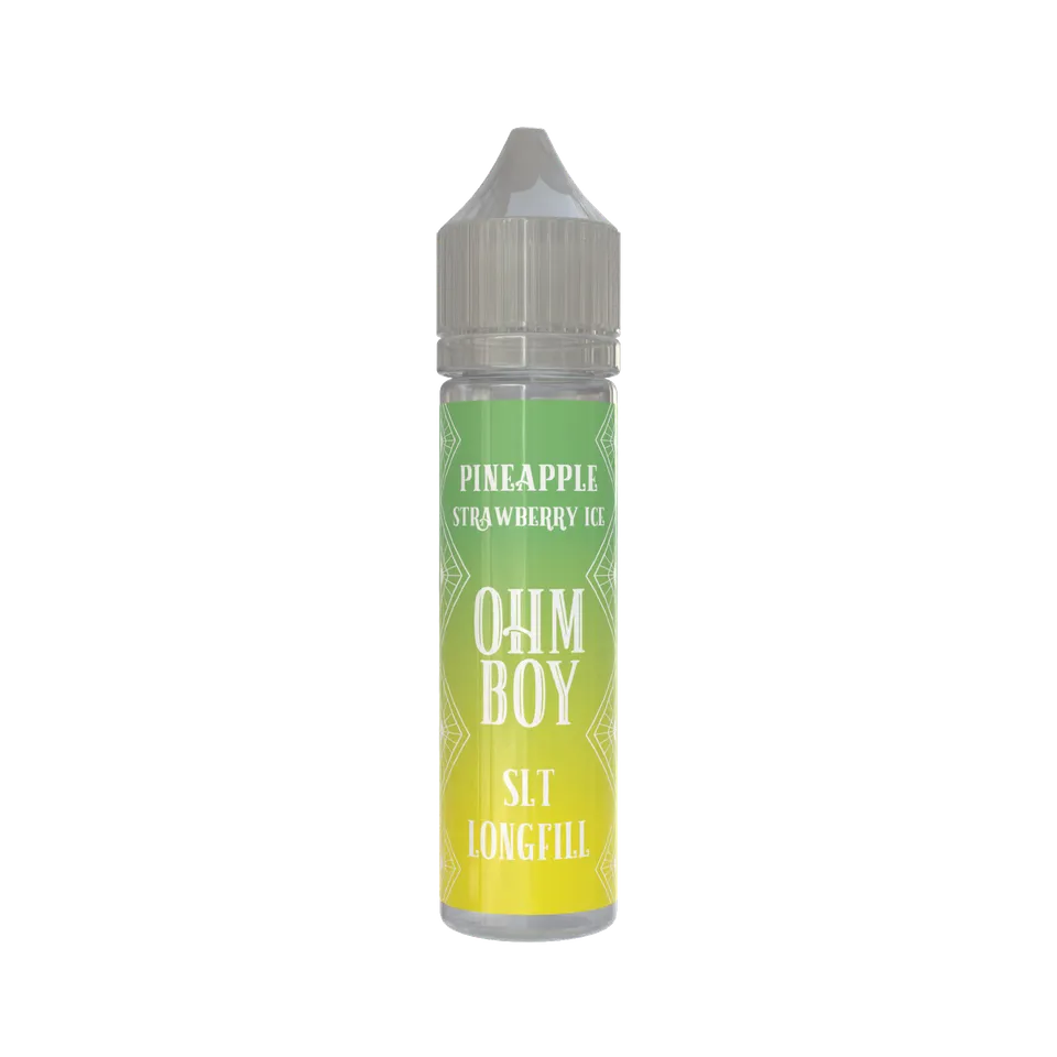 Ohm Boy SLT Pineapple Strawberry Ice Longfill 60ml 3mg