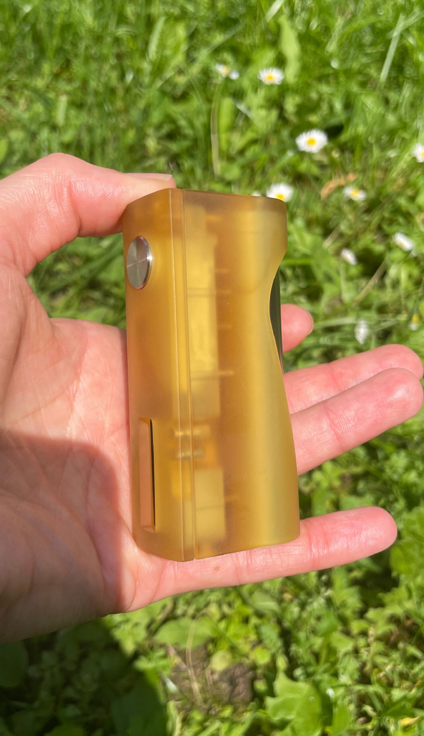 Limelight Wicket Amber Ultem DNA60C Box Mod frosted