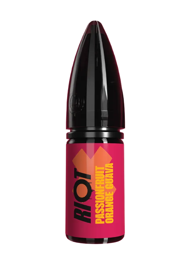 Riot X Passionfruit Orange Guava E-Liquid 10ml 10mg tropisch