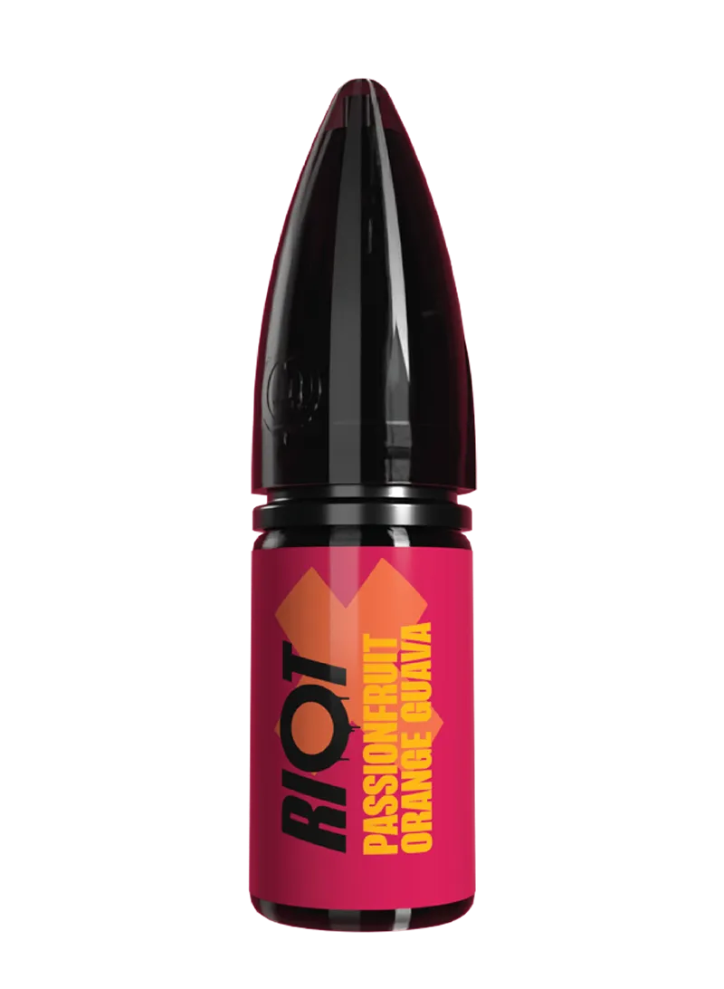 Riot X Passionfruit Orange Guava E-Liquid 10ml 10mg tropisch