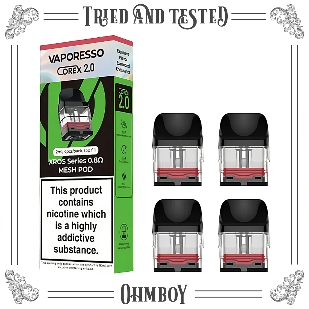 Vaporesso XROS Corex 2.0 Pod 0,8 Ohm 2ml 4 Stück