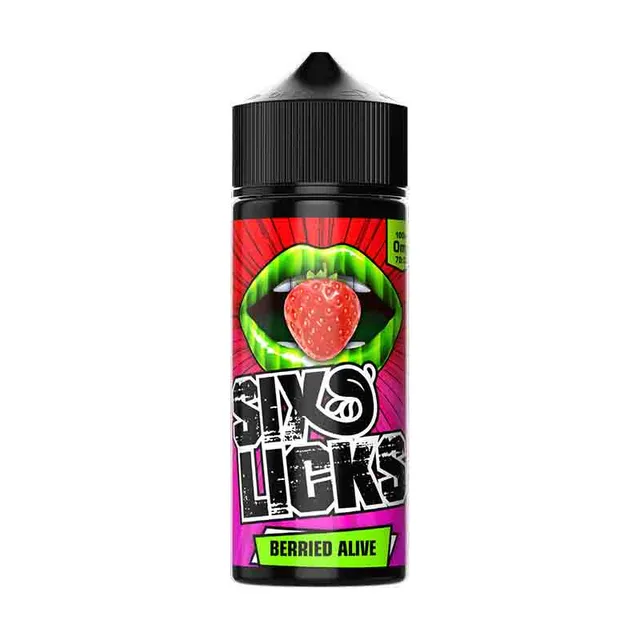 Six Licks Originals Berried Alive Shortfill 100ml 0mg Beere