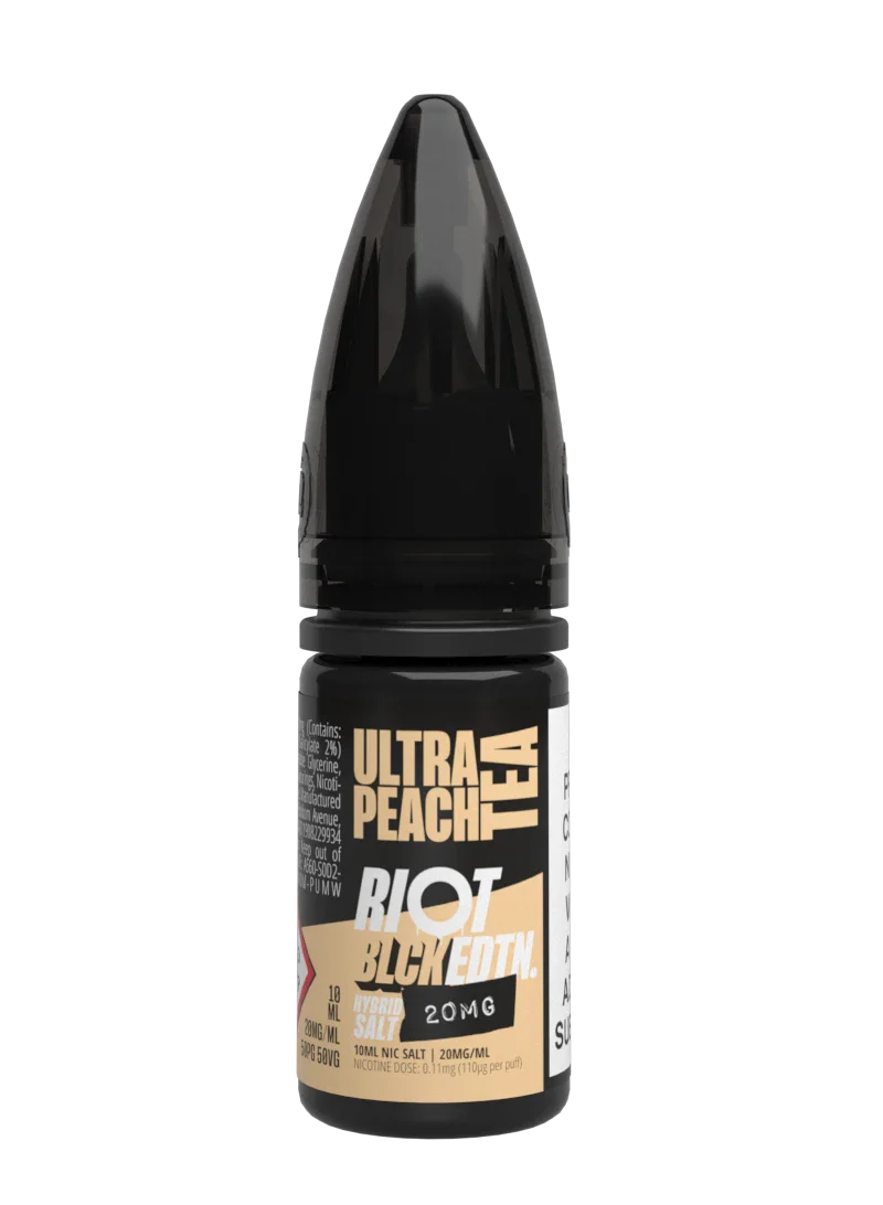 Riot Squad BLCK EDTN Ultra Peach Tea Liquid 10ml 10mg