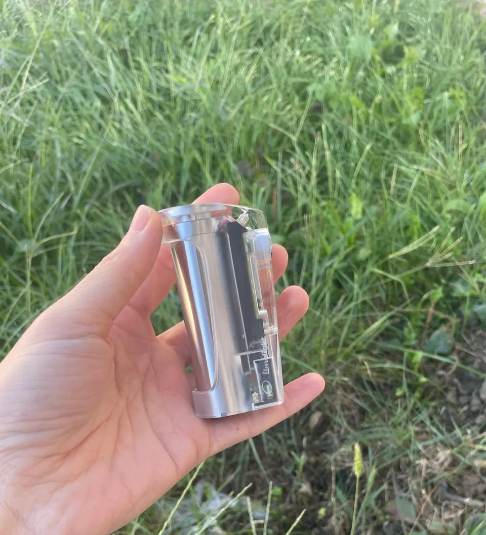 Limelight Freehand M Clear Acrylic Box Mod DNA60C poliert
