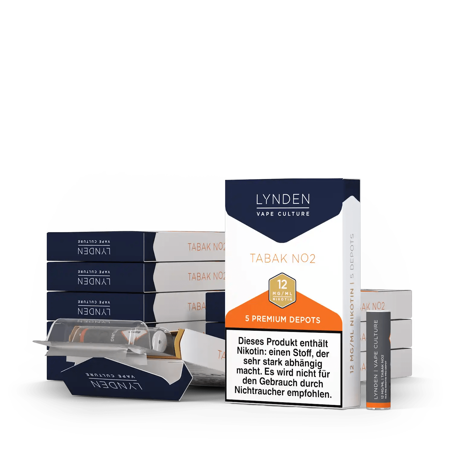 LYNDEN Premium Depots Vorratspack 50er Original Tabak 12mg
