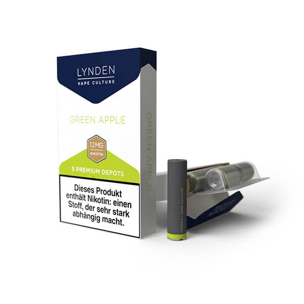 LYNDEN Premium Depots Green Apple Depots 5er-Pack MTL