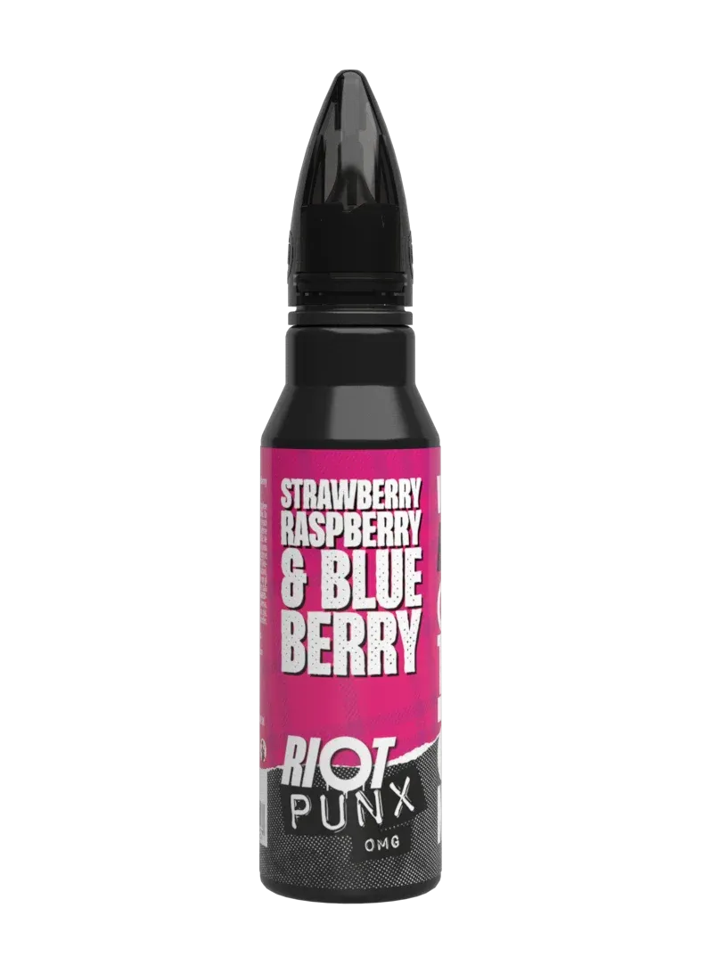 Riot Squad Punx Strawberry Raspberry Blueberry E-Liquid 50ml nikotinfrei