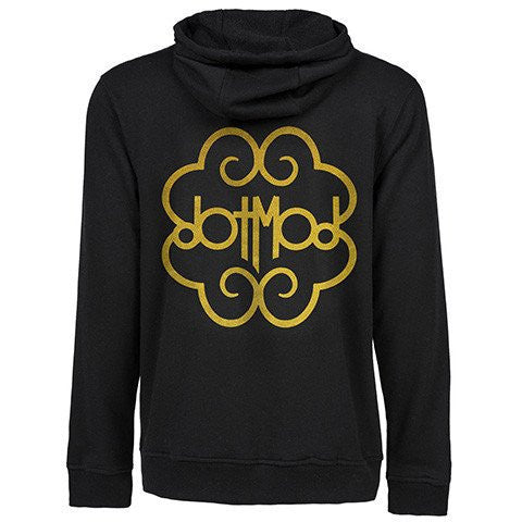 DotMod Hoodie Baumwolle Gold-Logo Größe L