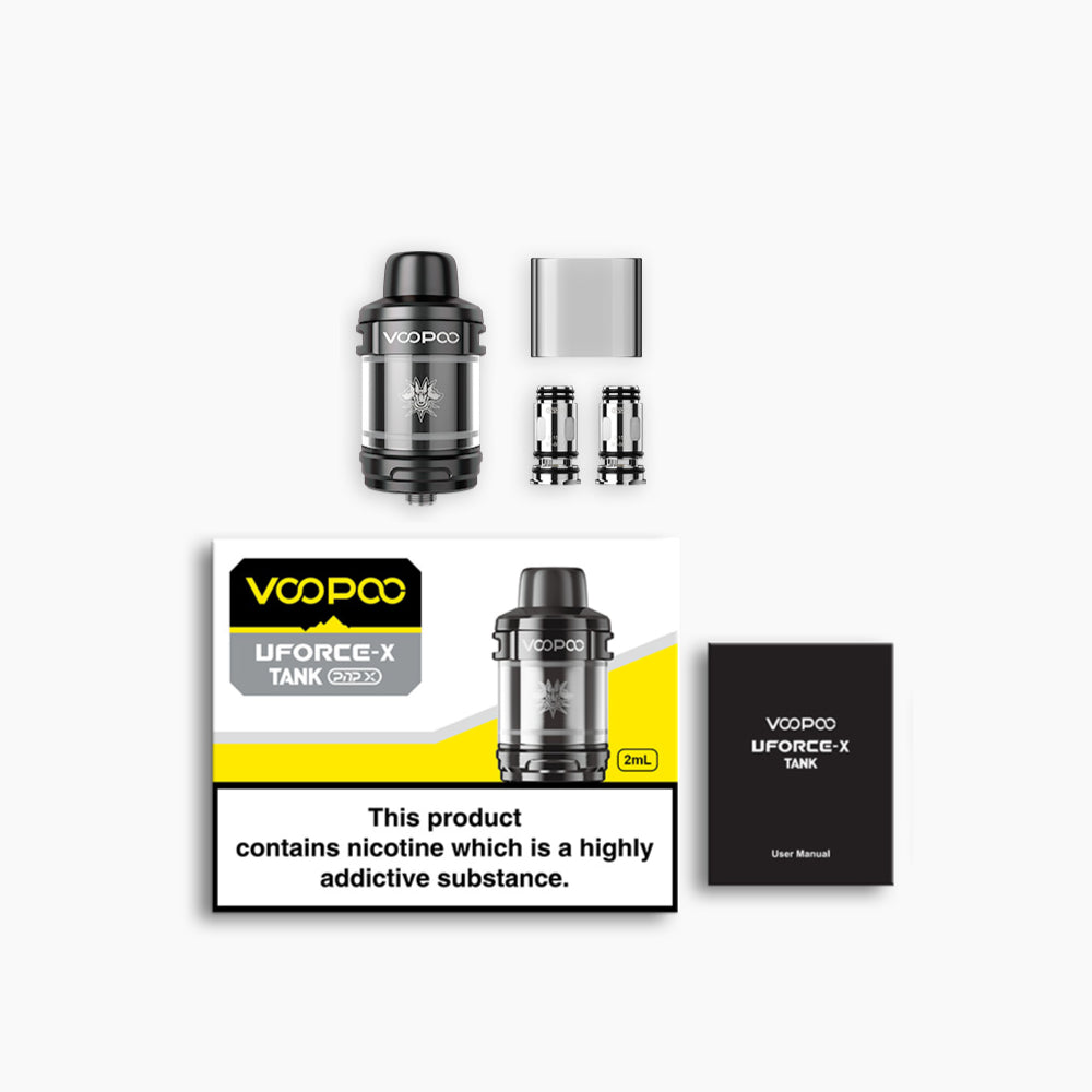 Voopoo Uforce-X Black Tank Verdampfer 2 ml DTL