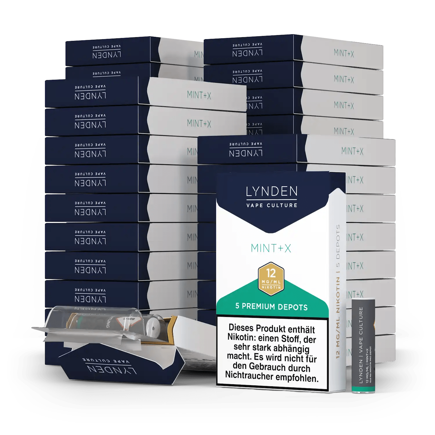 LYNDEN Premium Depots 50er Vorratspack 250 Depots MTL 0,9ml
