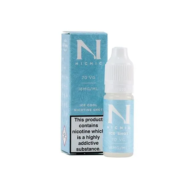 Ohm Boy Nicotine Shots NicNic Ice Shot 10ml 18mg
