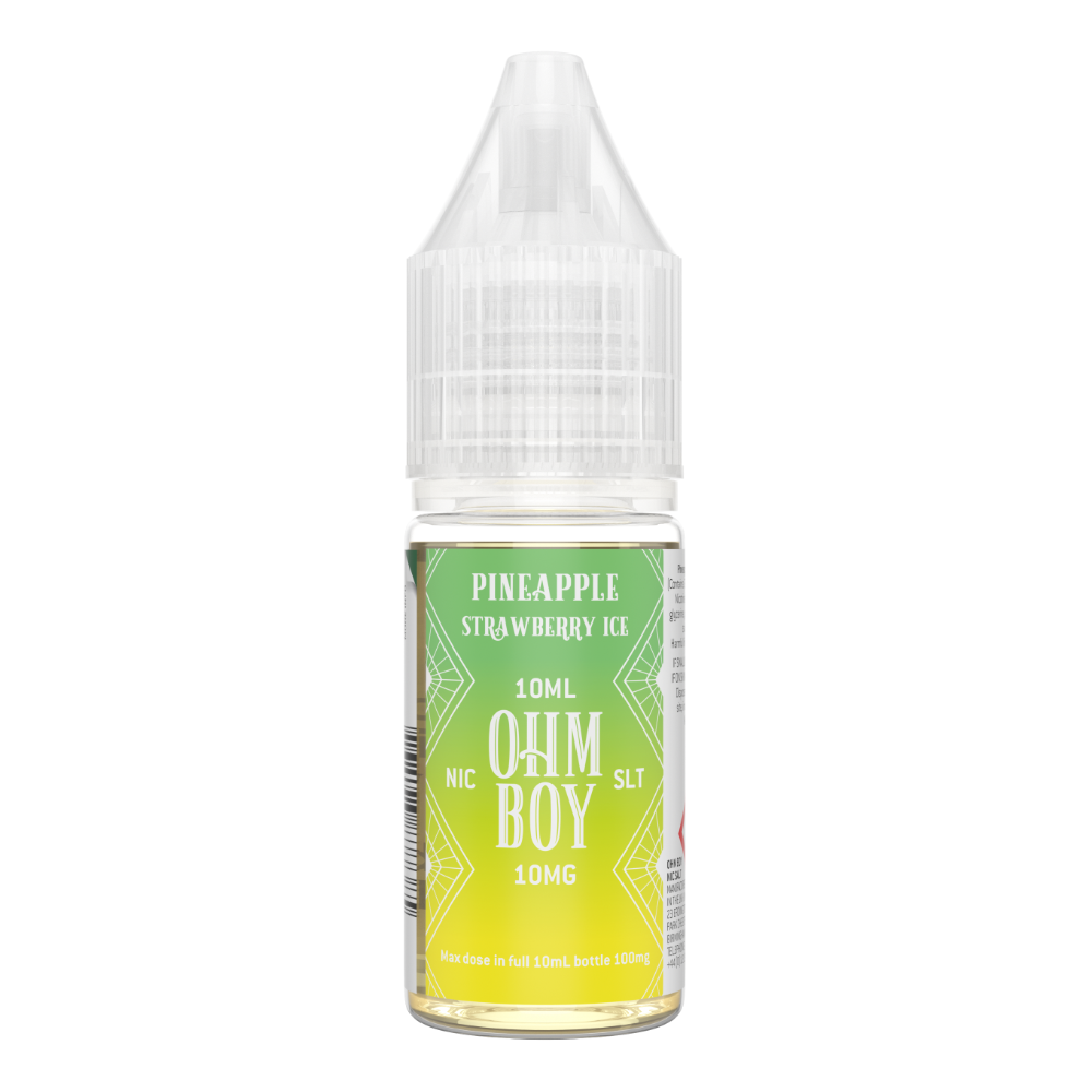 Ohm Boy SLT Pineapple Strawberry Ice Liquid 10ml 10mg