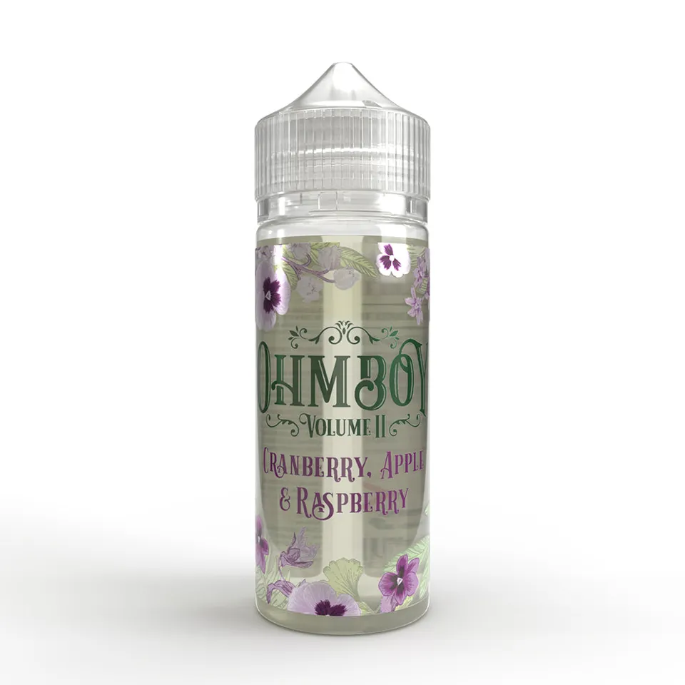 Ohm Boy Vol II Cranberry Apple Raspberry Shortfill 100ml
