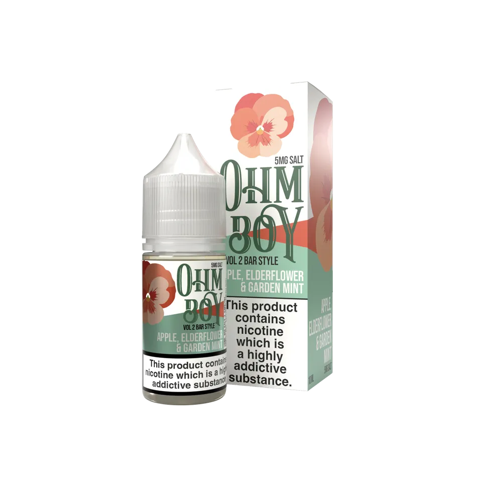 Ohm Boy Volume II Apple Elderflower Mint Nikotinsalz 10ml 10mg