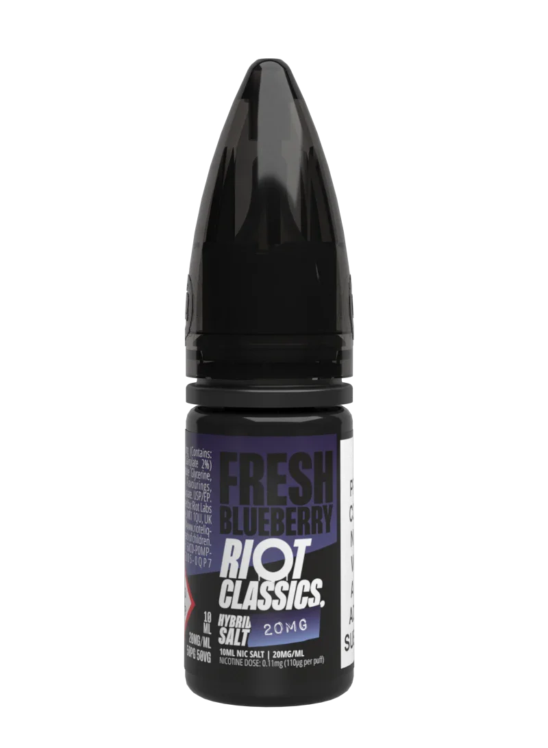 Riot Squad Classics Salt Fresh Blueberry Nikotinsalz Liquid 10ml 10mg