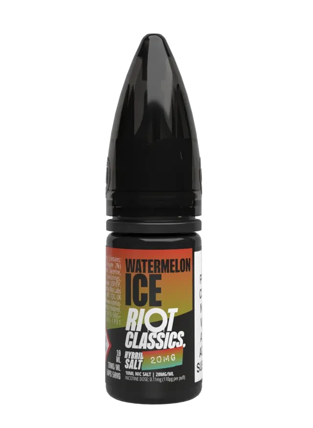 Riot Squad Classics Watermelon Ice E-Liquid 10ml 10mg Menthol
