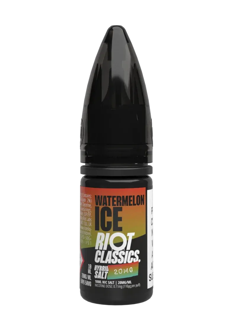 Riot Squad Classics Watermelon Ice E-Liquid 10ml 10mg Menthol