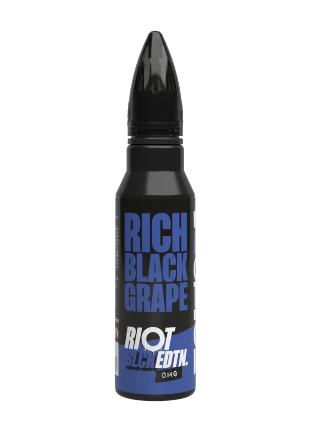 Riot Squad BLCK EDTN Rich Black Grape E-Liquid 2x50ml Traube-Minze
